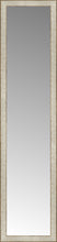 15" x 62" Libretto Antique Silver Custom Framed Mirror