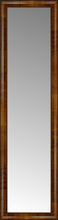 14" x 49" Belmont Light Brown Custom Framed Mirror