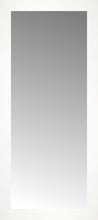 16" x 35" White Wide Cube Custom Framed Mirror