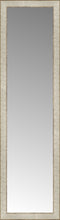 14" x 49" Libretto Antique Silver Custom Framed Mirror