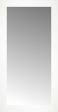 15" x 28" White Wide Cube Custom Framed Mirror
