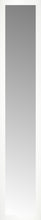 14" x 72" White Wide Cube Custom Framed Mirror