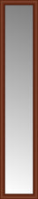 15" x 70" Ansley Cherry Custom Framed Mirror