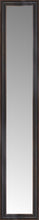 15" x 73" Aged Bronze Slope Custom Framed Mirror