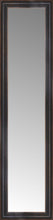 16" x 58" Aged Bronze Slope Custom Framed Mirror