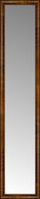 15" x 68" Belmont Light Brown Custom Framed Mirror