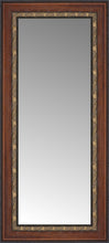 15" x 29" Malabar Walnut Custom Framed Mirror