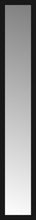 14" x 76" Soho Black Custom Framed Mirror