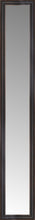 15" x 80" Aged Bronze Slope Custom Framed Mirror