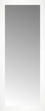 16" x 38" White Wide Cube Custom Framed Mirror