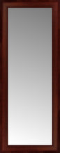 15" x 36" Ansley Mahogany Custom Framed Mirror