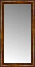 17" x 31" Belmont Light Brown Custom Framed Mirror