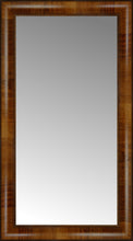 16" x 28" Belmont Light Brown Custom Framed Mirror