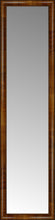 16" x 61" Belmont Light Brown Custom Framed Mirror