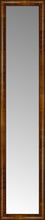 14" x 64" Belmont Light Brown Custom Framed Mirror