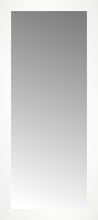 16" x 35" White Wide Cube Custom Framed Mirror