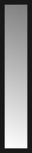 14" x 60" Soho Black Custom Framed Mirror