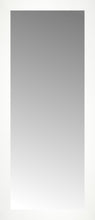 16" x 36" White Wide Cube Custom Framed Mirror