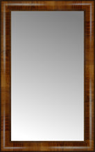16" x 25" Belmont Light Brown Custom Framed Mirror