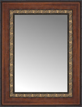 14" x 17" Malabar Walnut Custom Framed Mirror