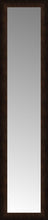 14" x 57" Dark Copper Custom Framed Mirror