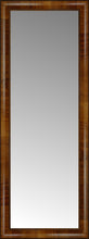 16" x 41" Belmont Light Brown Custom Framed Mirror