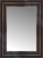 15" x 19" Aged Bronze Slope Custom Framed Mirror