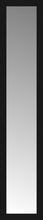 14" x 66" Soho Black Custom Framed Mirror