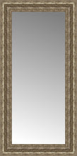 14" x 26" Sevilla Silver Custom Framed Mirror
