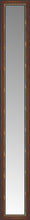 14" x 81" Malabar Walnut Custom Framed Mirror
