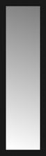 15" x 46" Soho Black Custom Framed Mirror