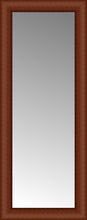 14" x 33" Ansley Cherry Custom Framed Mirror