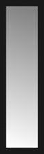 14" x 44" Soho Black Custom Framed Mirror