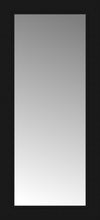 14" x 29" Soho Black Custom Framed Mirror