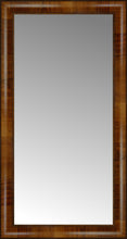 17" x 31" Belmont Light Brown Custom Framed Mirror