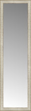16" x 55" Libretto Antique Silver Custom Framed Mirror
