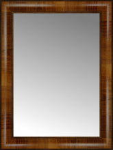 16" x 21" Belmont Light Brown Custom Framed Mirror