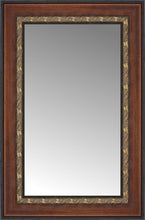 15" x 21" Malabar Walnut Custom Framed Mirror