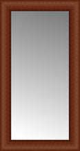 14" x 25" Ansley Cherry Custom Framed Mirror