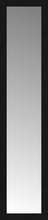 15" x 64" Soho Black Custom Framed Mirror