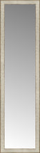 15" x 55" Libretto Antique Silver Custom Framed Mirror
