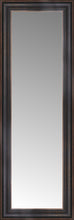 16" x 43" Aged Bronze Slope Custom Framed Mirror