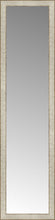 15" x 58" Libretto Antique Silver Custom Framed Mirror