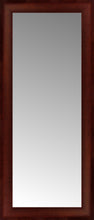 15" x 33" Ansley Mahogany Custom Framed Mirror