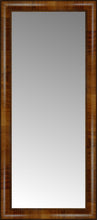 16" x 35" Belmont Light Brown Custom Framed Mirror