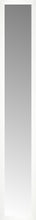 14" x 82" White Wide Cube Custom Framed Mirror