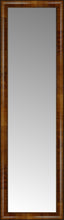 16" x 53" Belmont Light Brown Custom Framed Mirror