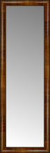 16" x 47" Belmont Light Brown Custom Framed Mirror