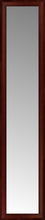 14" x 62" Ansley Mahogany Custom Framed Mirror