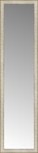 16" x 61" Libretto Antique Silver Custom Framed Mirror